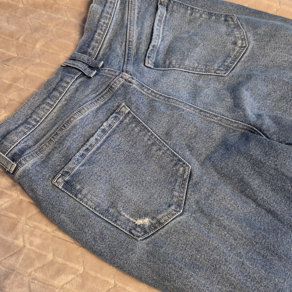 Windsor Blue Distressed Flare Jeans - Picture 12 of 12